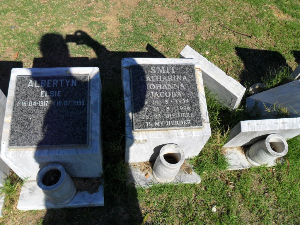 ALBERTYN Elsie 1917-1996 :: SIT Catharina Johanna Jacoba 1934-1996