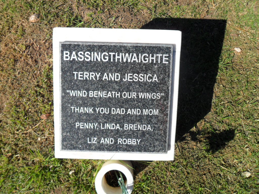 BASSINGTHWAIGHTE Terry &amp; Jessica