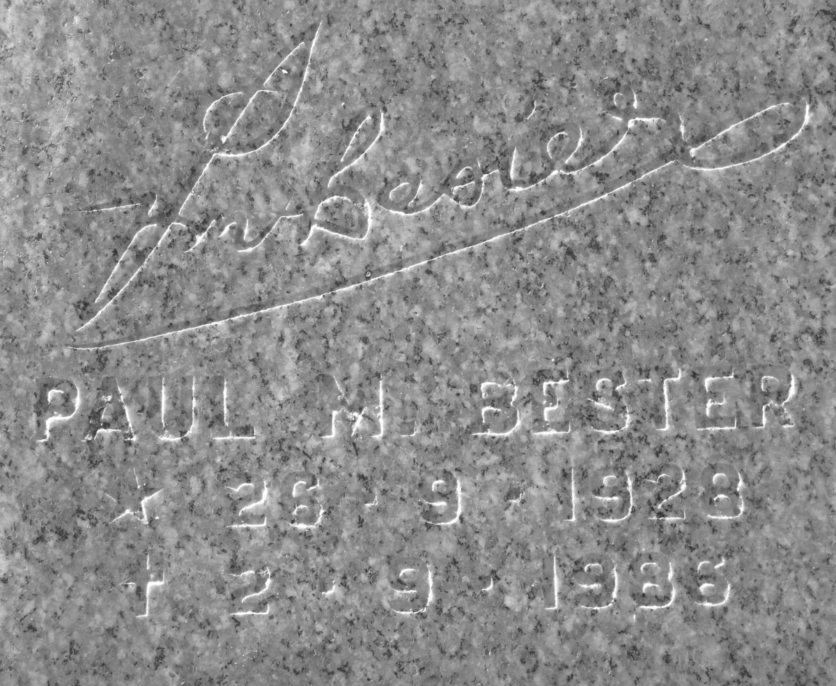 BESTER Paul M. 1928-1986