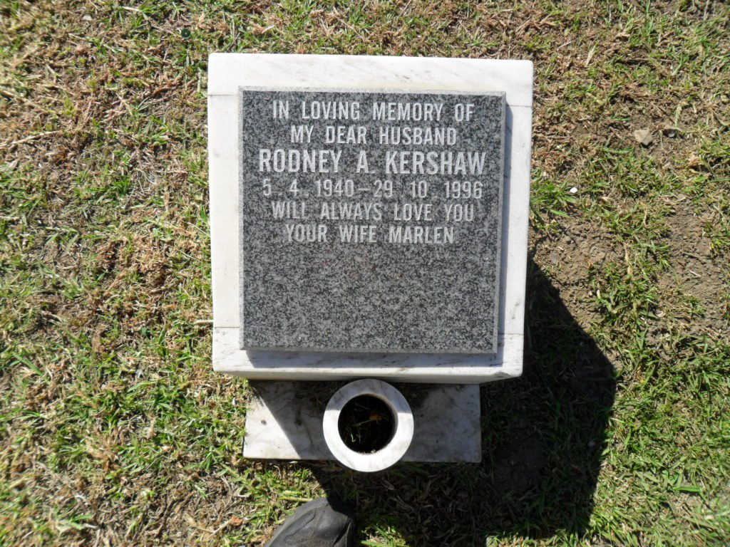 KERSHAW Rodney A. 1940-1996
