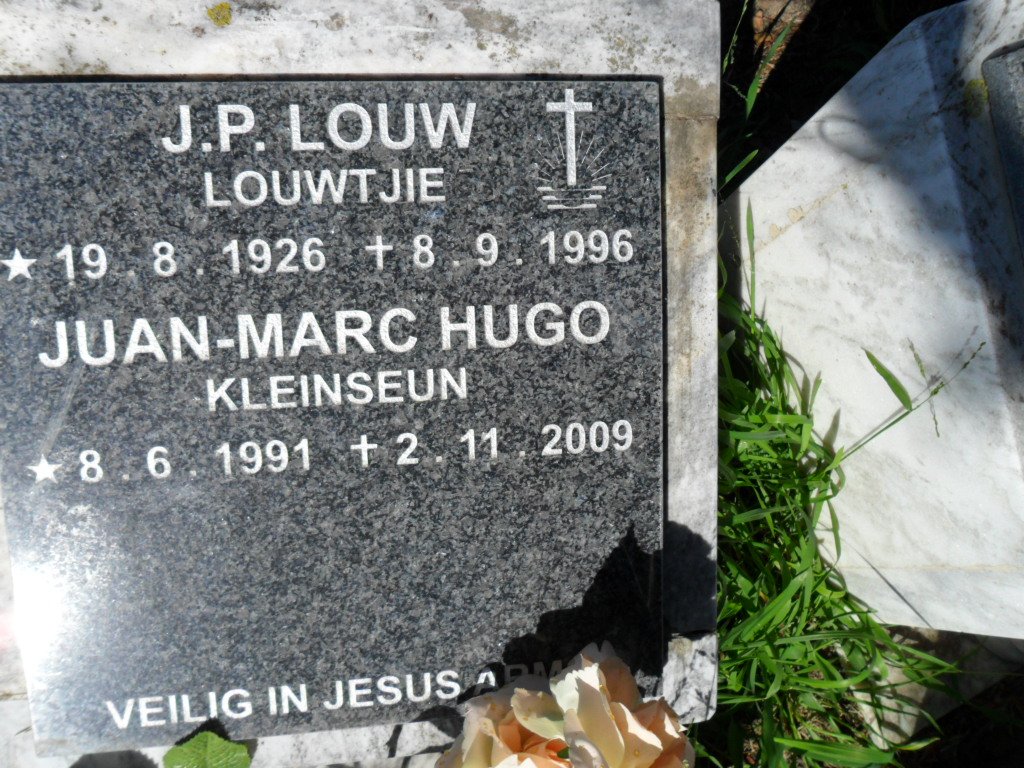 LOUW J.P. 1926-1996 :: HUGO Juan-Marc 1991-2009