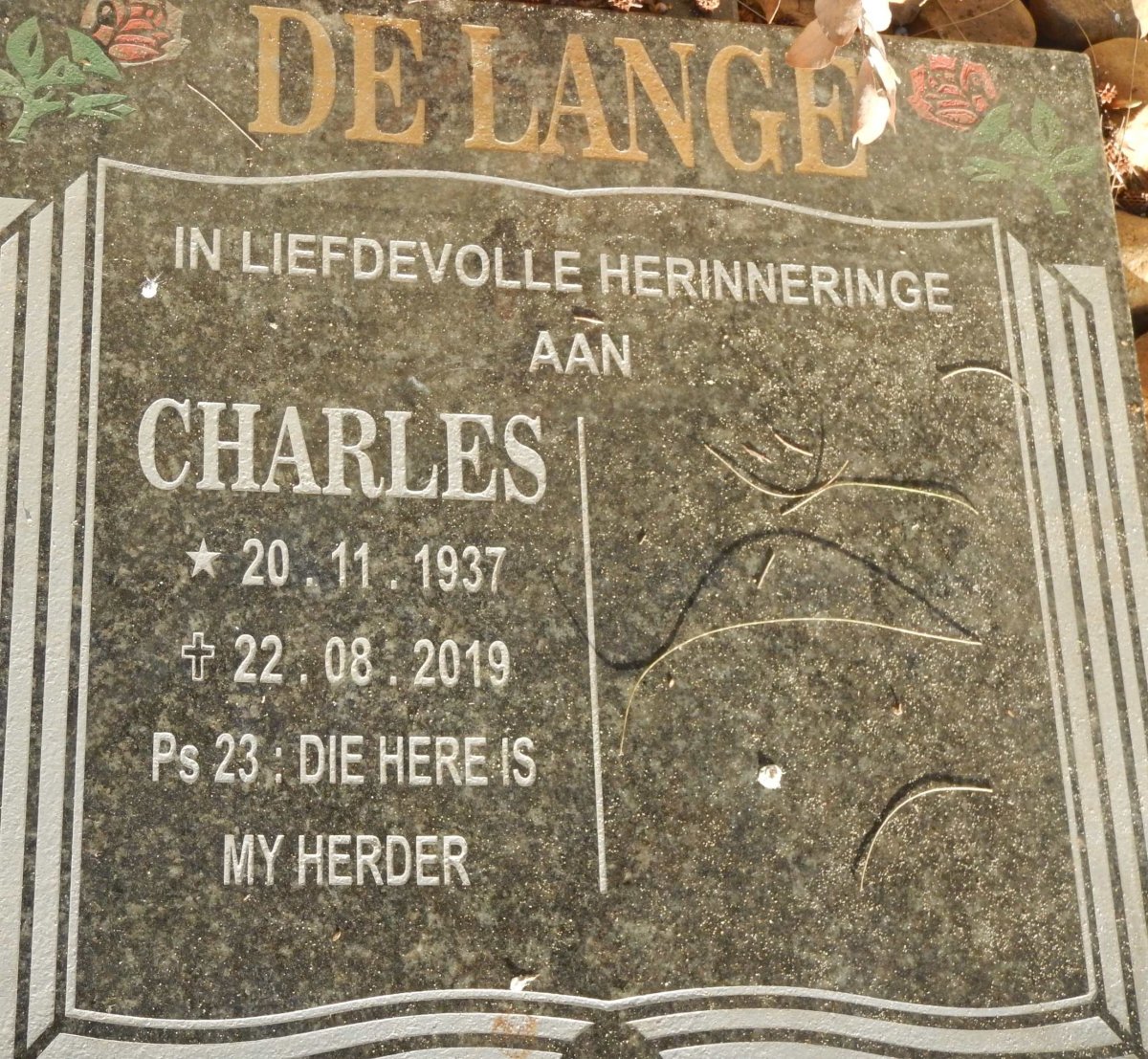 LANGE Charles, de 1937-2019