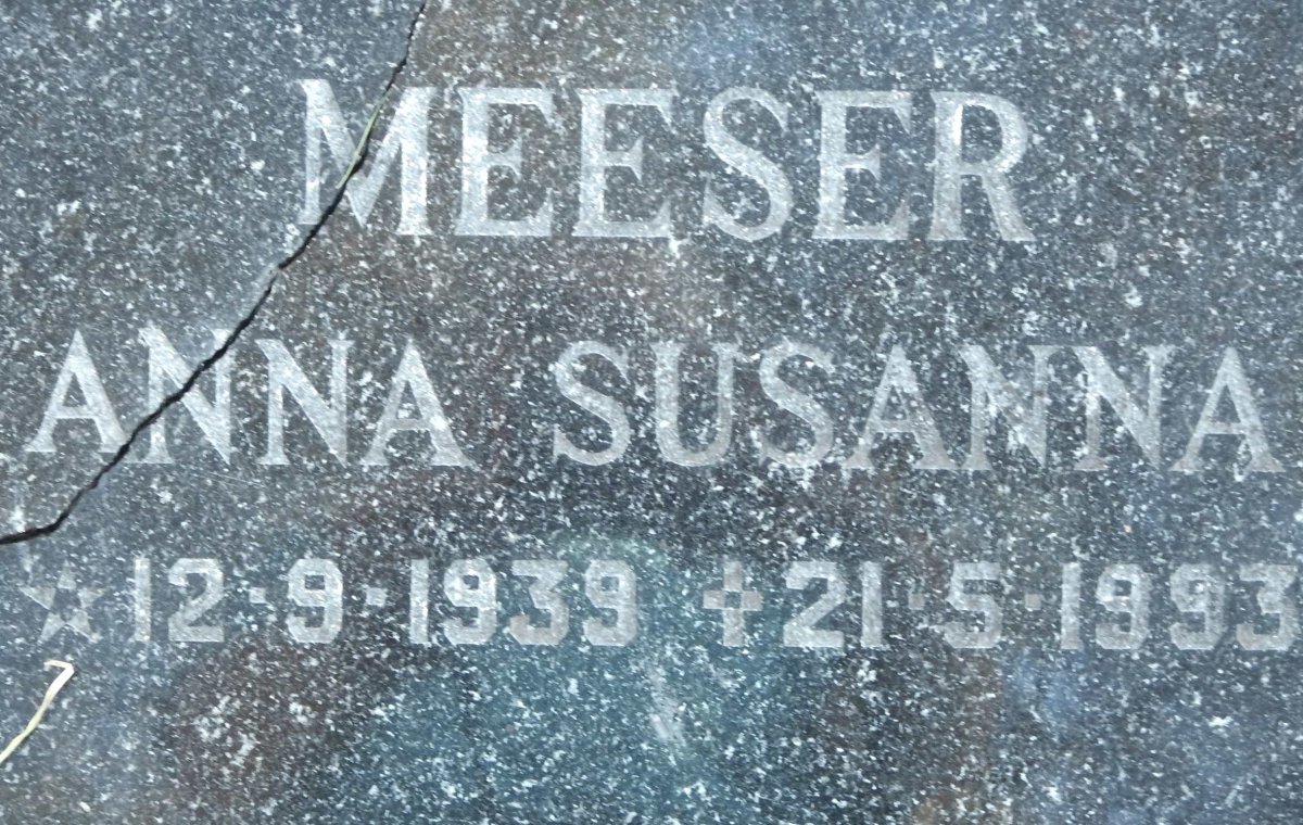 MEESER Anna Susanna 1939-1993