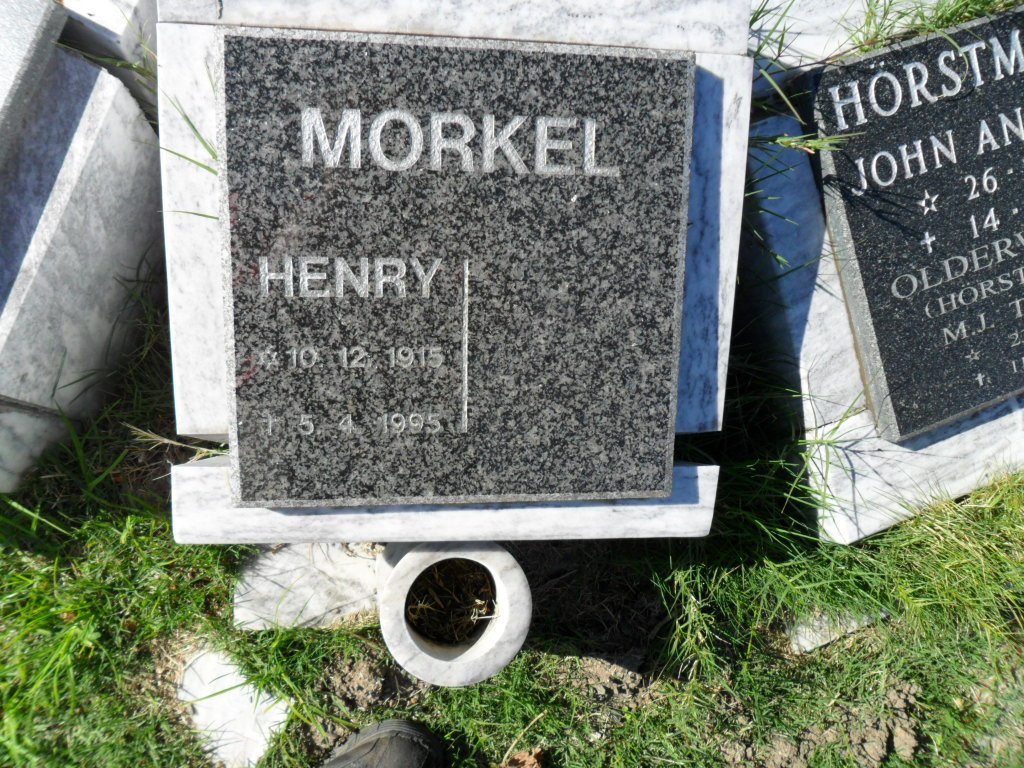 MORKEL Henry 1915-1995