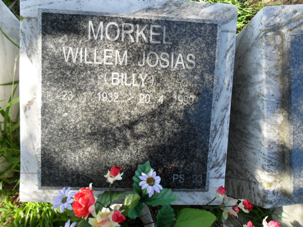 MORKEL Willem Josias 1932-1999