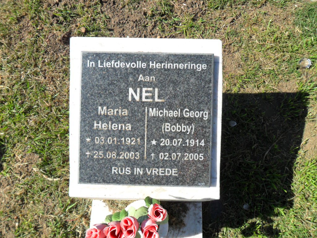 NEL Michael Georg 1914-2005 &amp; Maria Helena 1921-2003