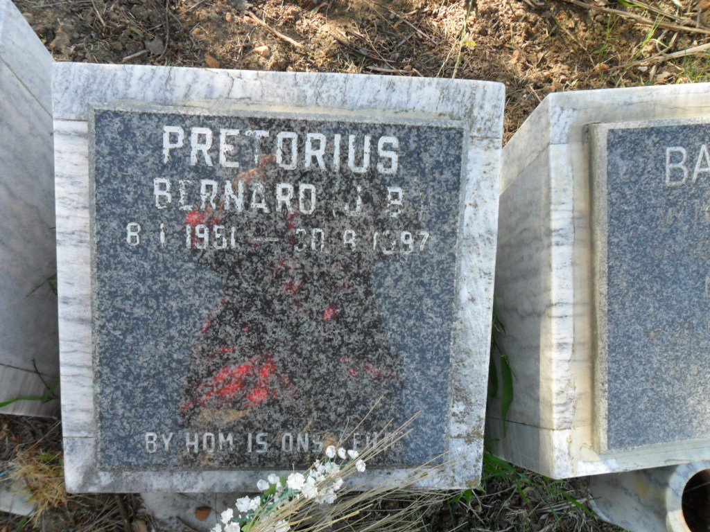PRETORIUS Bernard J.B. 1951-1997