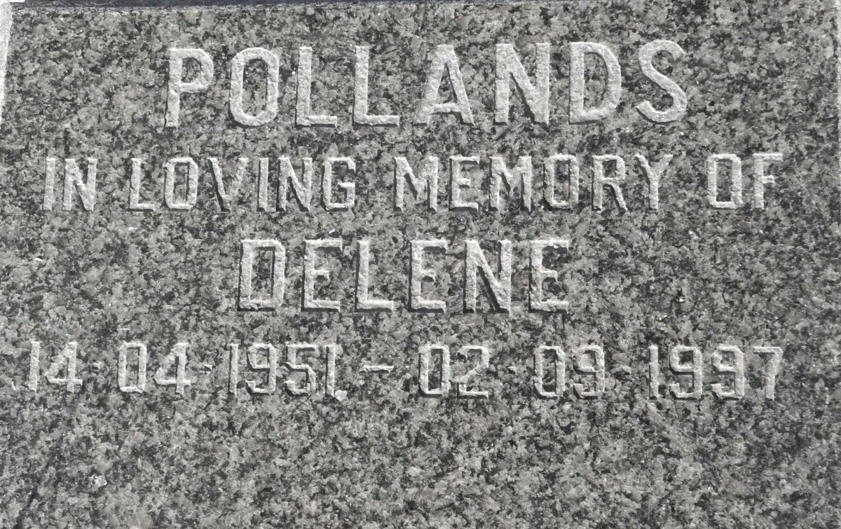 POLLANDS Delene 1951-1997
