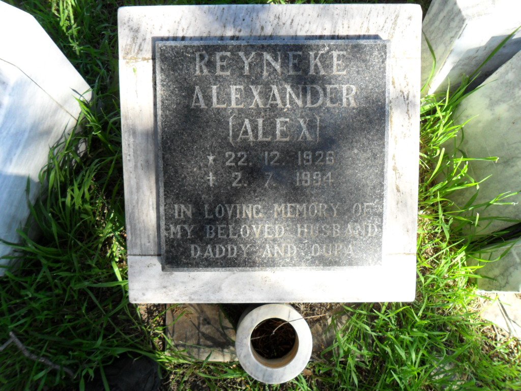 REYNEKE Alexander 1926-1994