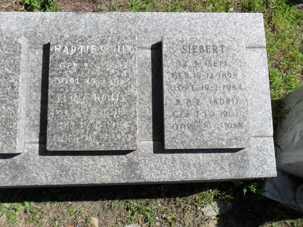 ROUX :: SIEBERT