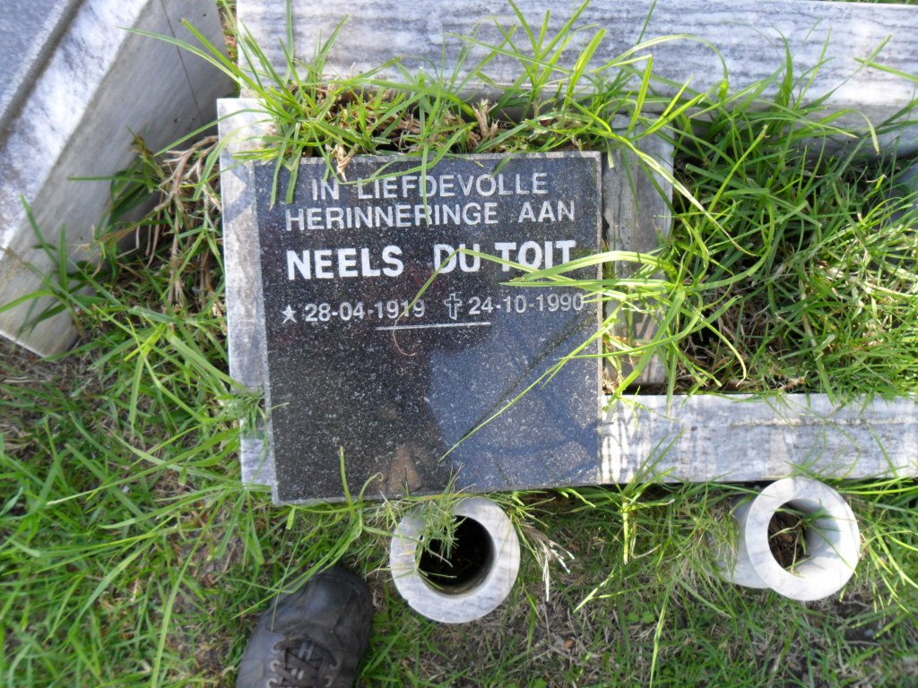 TOIT Neels, du 1919-1990