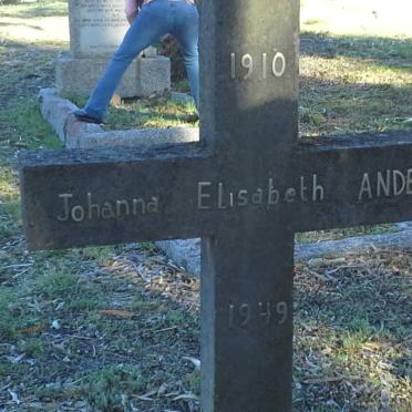 ANDELA Johanna Elisabeth 1910-1949
