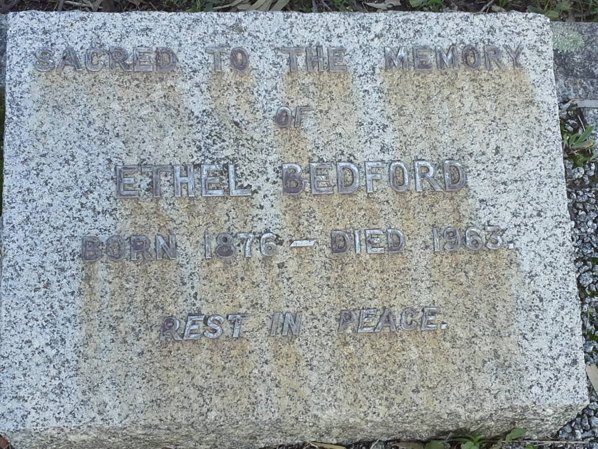 BEDFORD Ethel 1876-1963