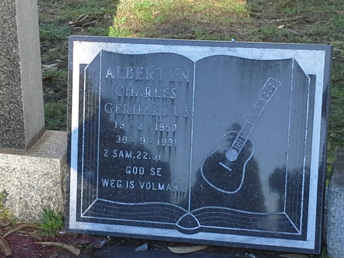 ALBERTYN Charles Gerhardus 1950-1991