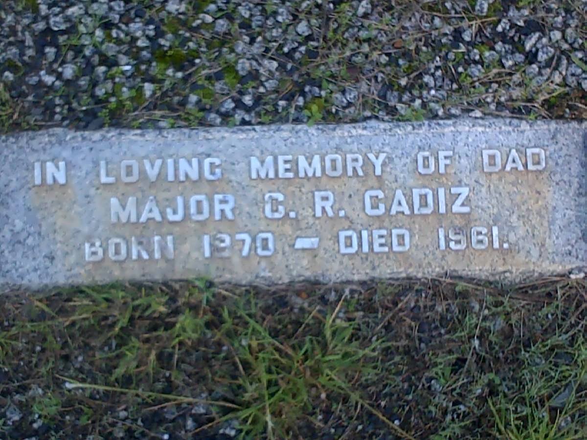 CADIZ C.R. 1870-1961