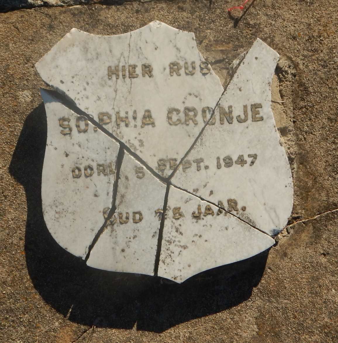 CRONJE Sophia -1947