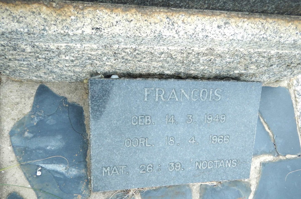 JAGER Francois, de 1949-1966