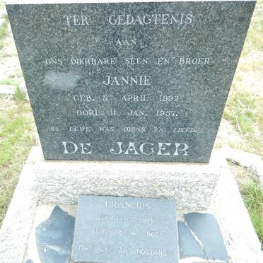 JAGER Jannie, de 1922-1957