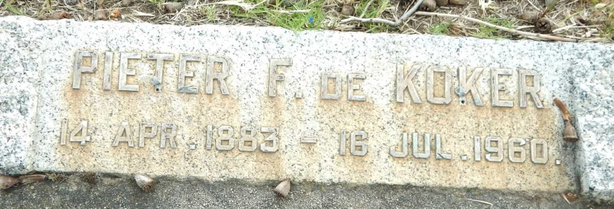 KOKER Pieter F., de 1883-1960