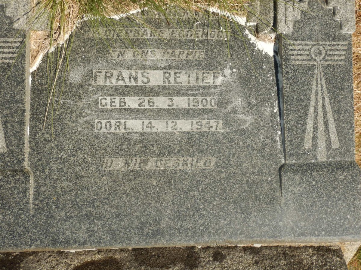 OBERHOLSTER Frans Retief 1900-1947