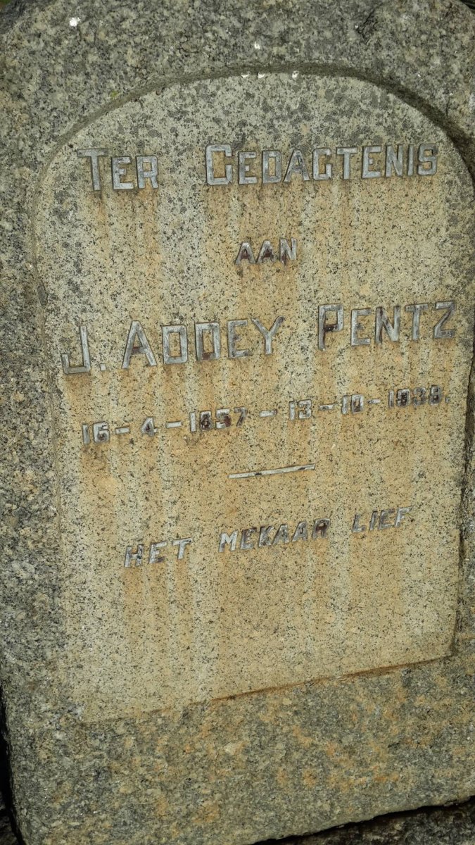PENTZ J. Addey 1857-1938