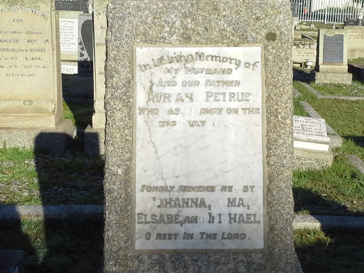 SMUTS Adrian Petrus -193?