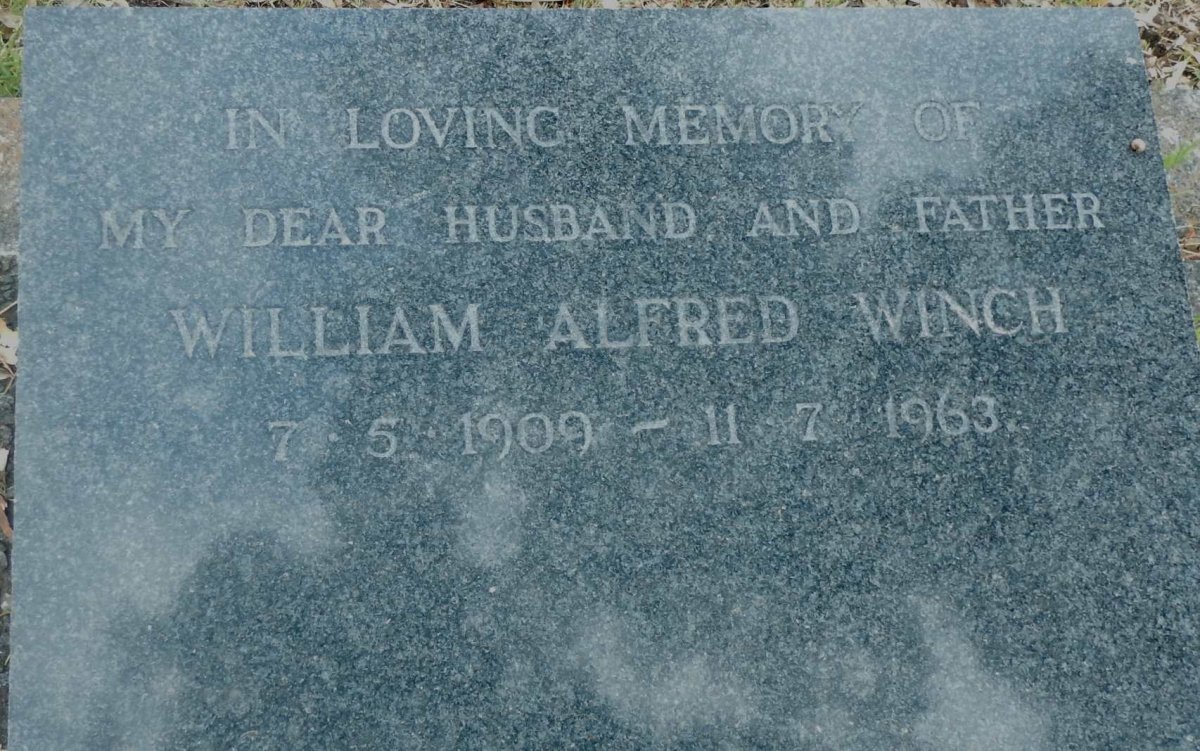WINCH William Alfred 1909-1963