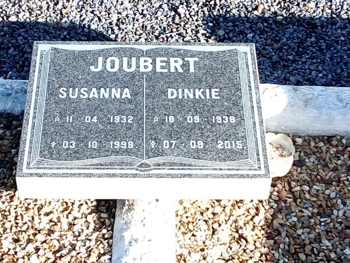 JOUBERT Dinkie 1938-2015 &amp; Susanna 1932-1998