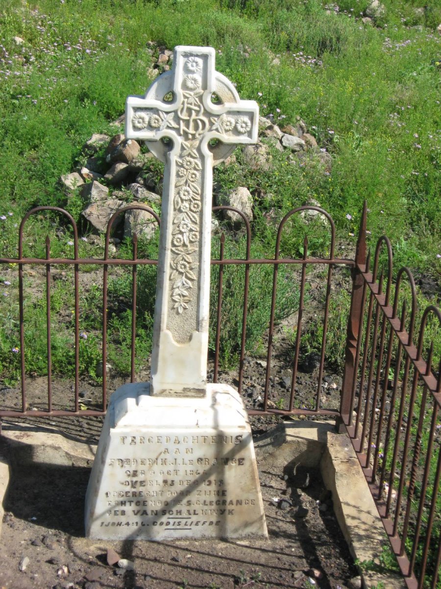 GRANGE Frederik J., le 1866-1910