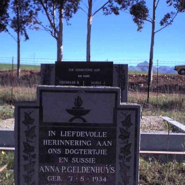 GELDENHUYS Anna P. 1934-1944