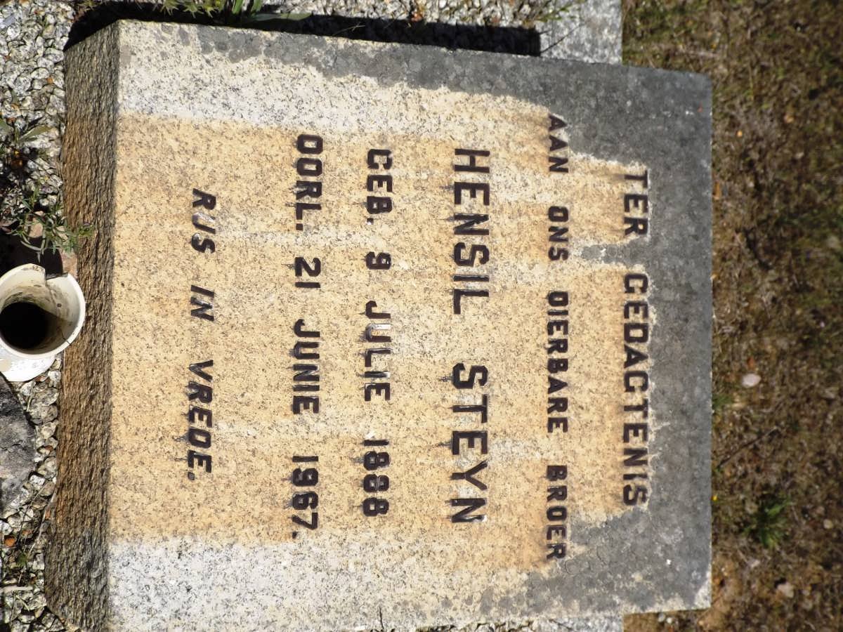 STEYN Hensil 1886-1967