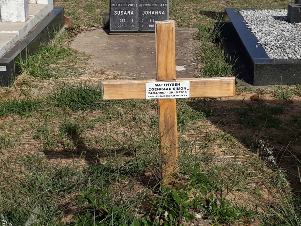 MATTHYSEN Coenraad Simon 1957-2018
