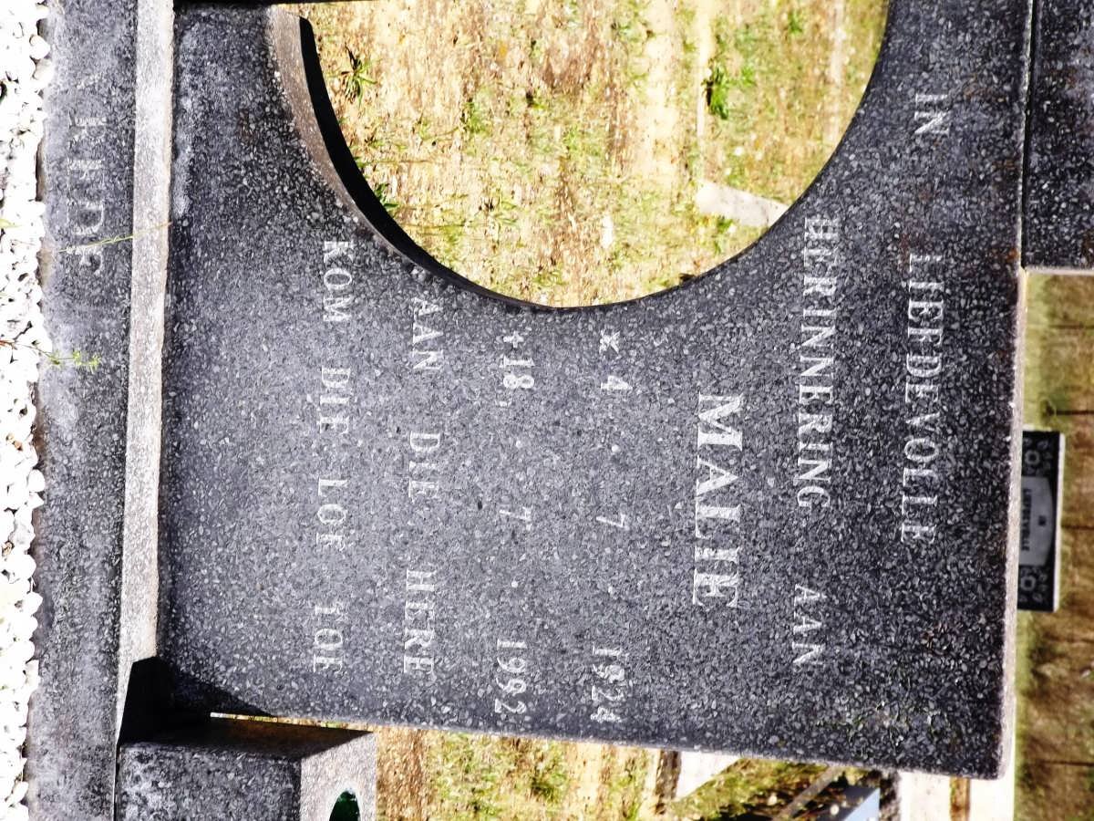 VOS Malie, de 1924-1992