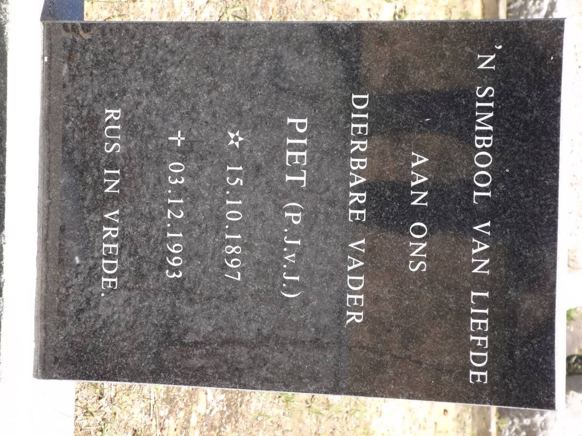 SWART P.J.v.J. 1897-1993