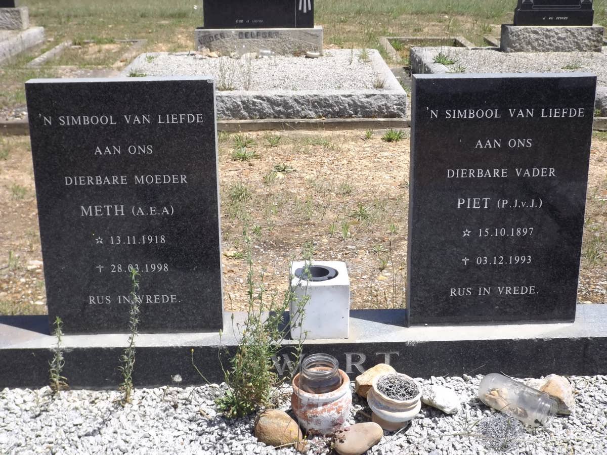 SWART P.J. v.J. 1897-1993 &amp; A.E.A. 1918-1998