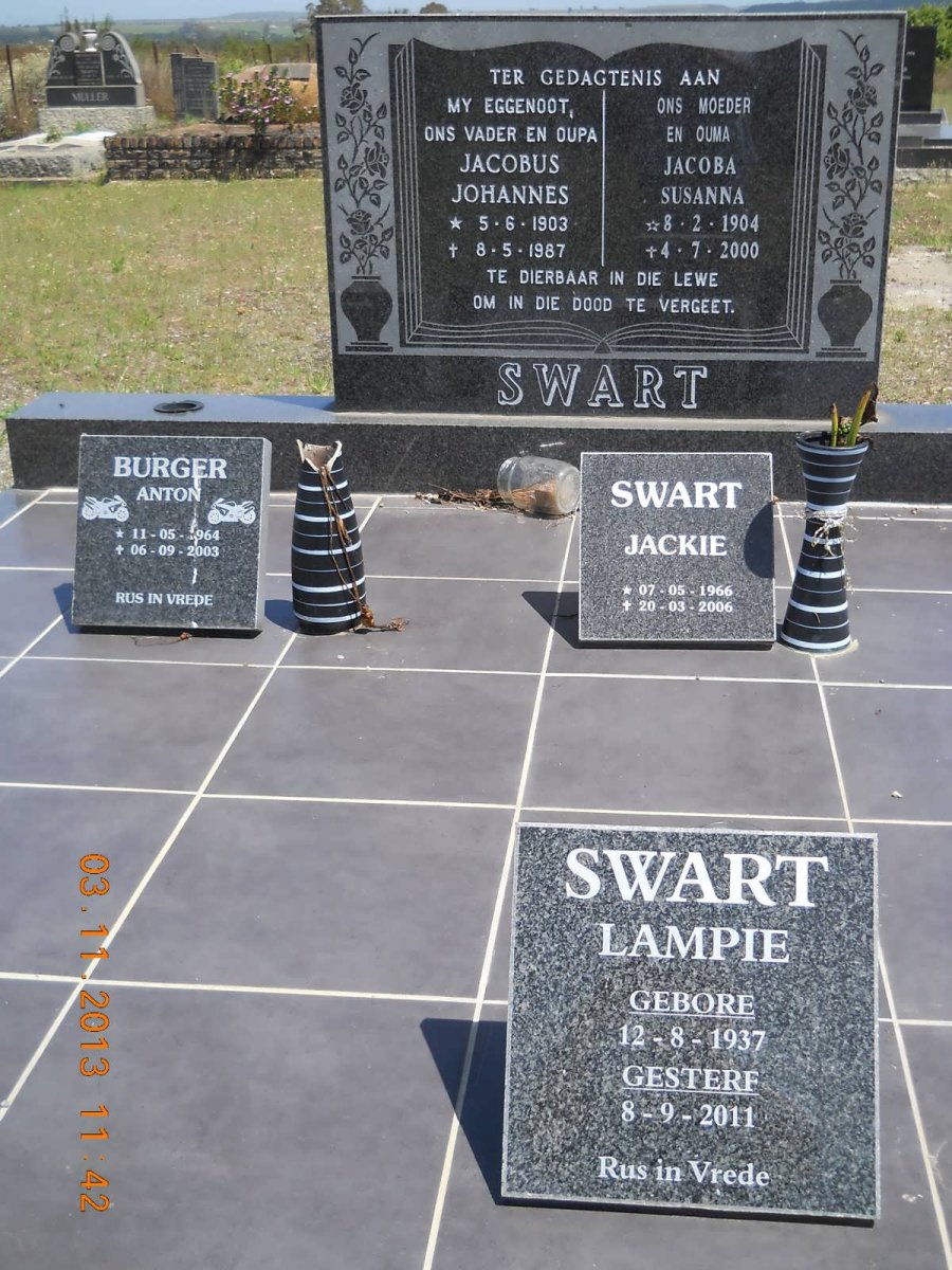 1. Overview / Oorsig SWART :: BURGER graf