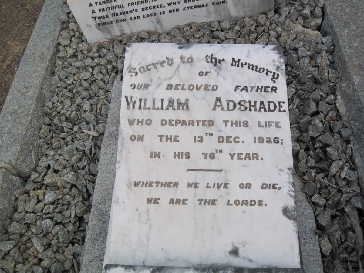 ADSHADE William -1926