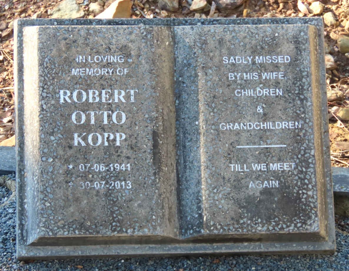 KOPP Robert Otto 1941-2013