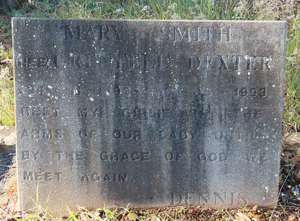 SMITH Mary nee GREFELL-DEXTER 1925-1993
