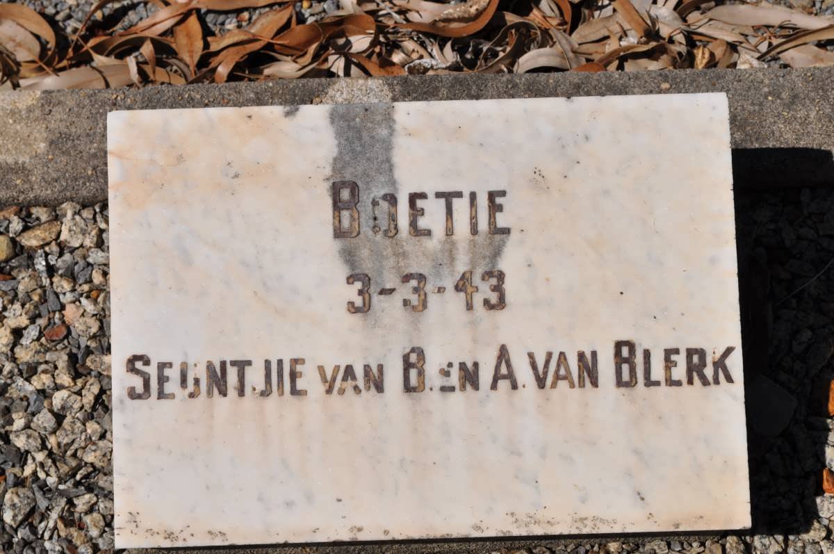 BLERK Boetie, van 