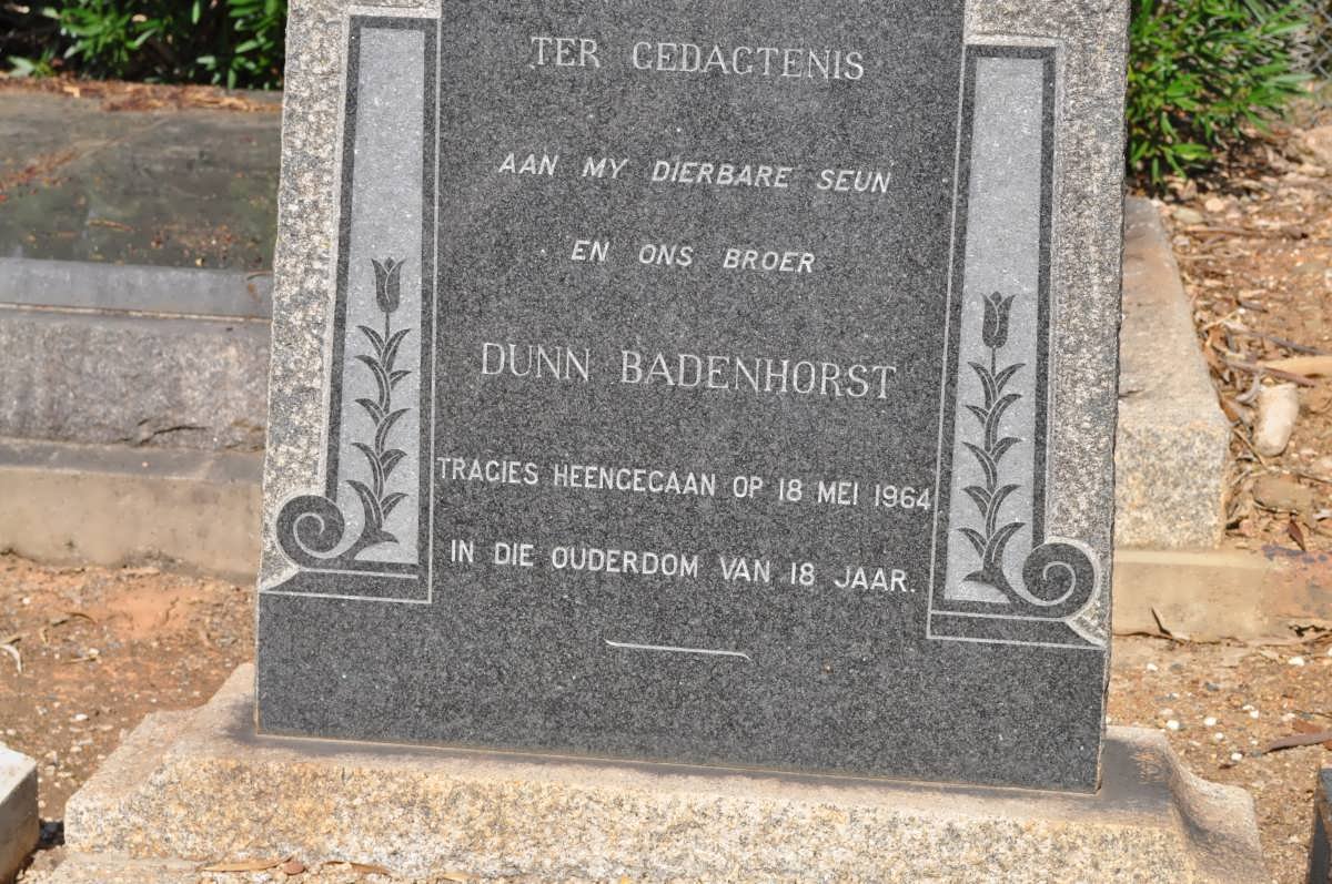BADENHORST Dunn -1964