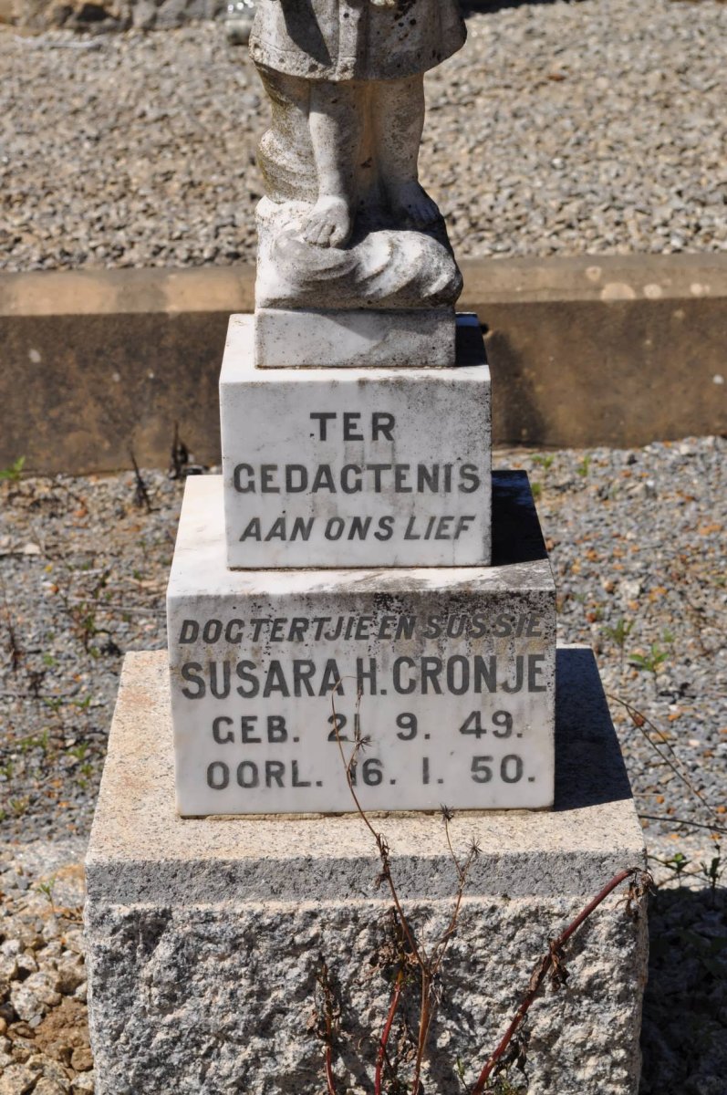 CRONJE Susara H. 1949-1950