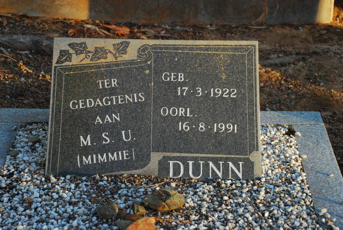 DUNN M.S.U. 1922-1991