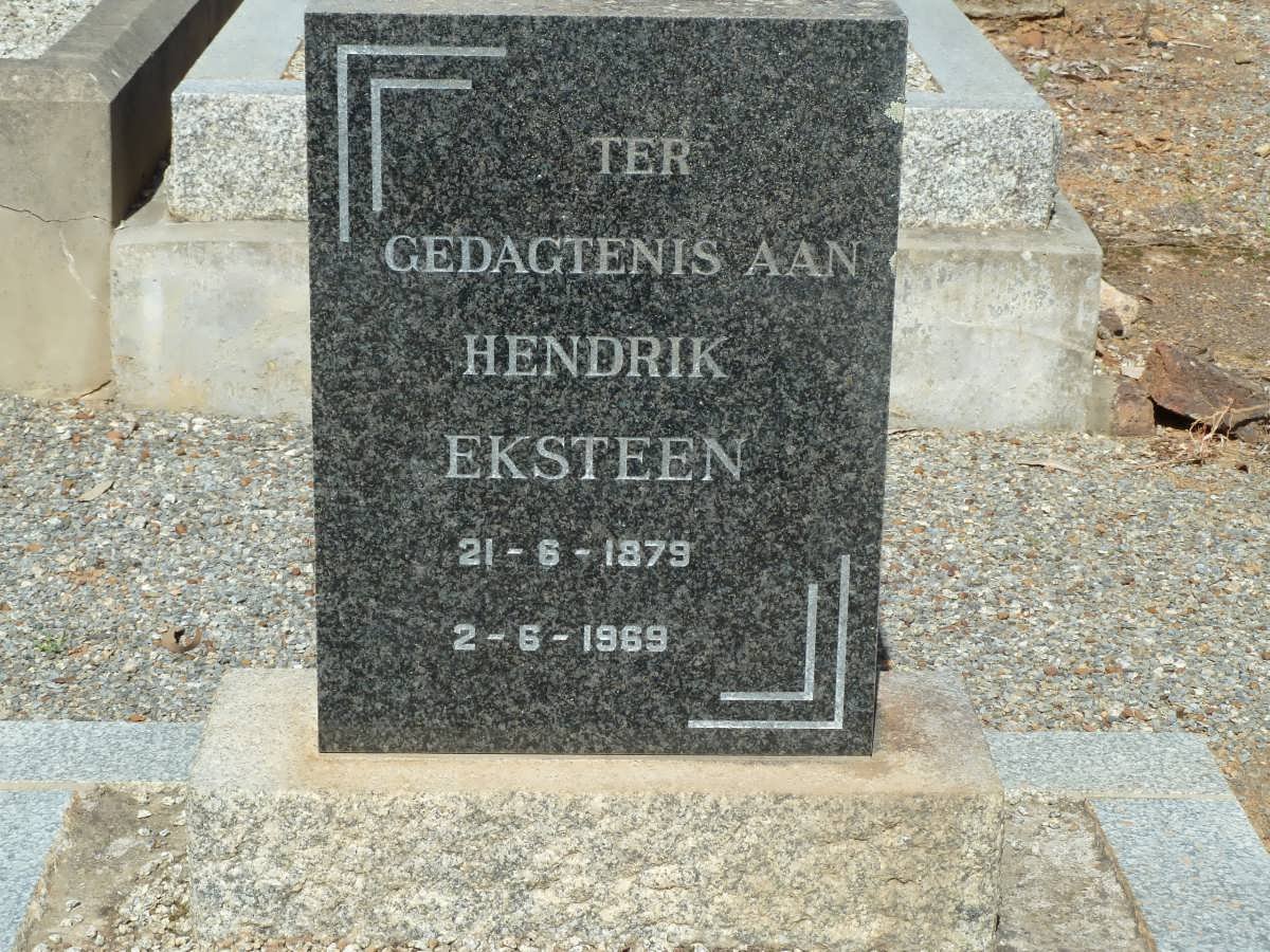 EKSTEEN Hendrik 1879-1969