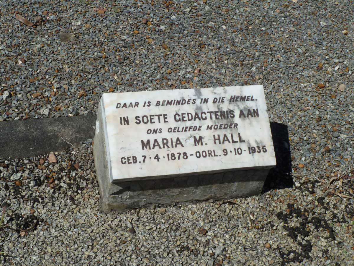 HALL Maria M. 1878-1935