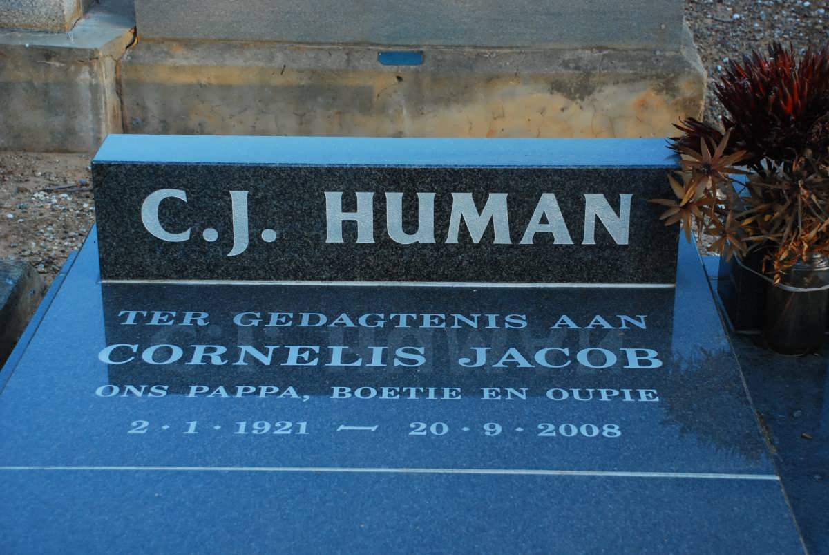 HUMAN Cornelis Jacob 1921-2008