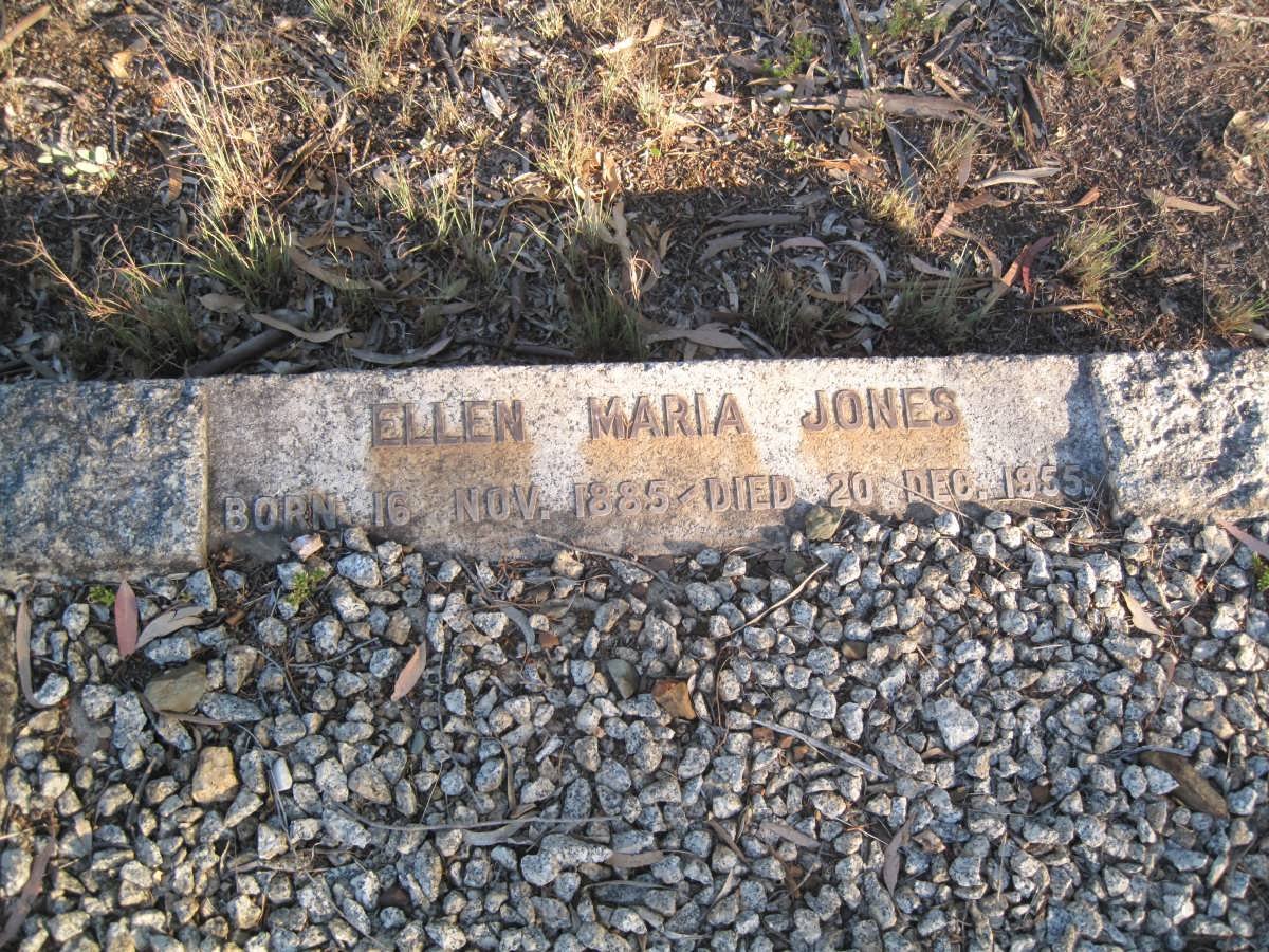 JONES Ellen Maria 1885-1955