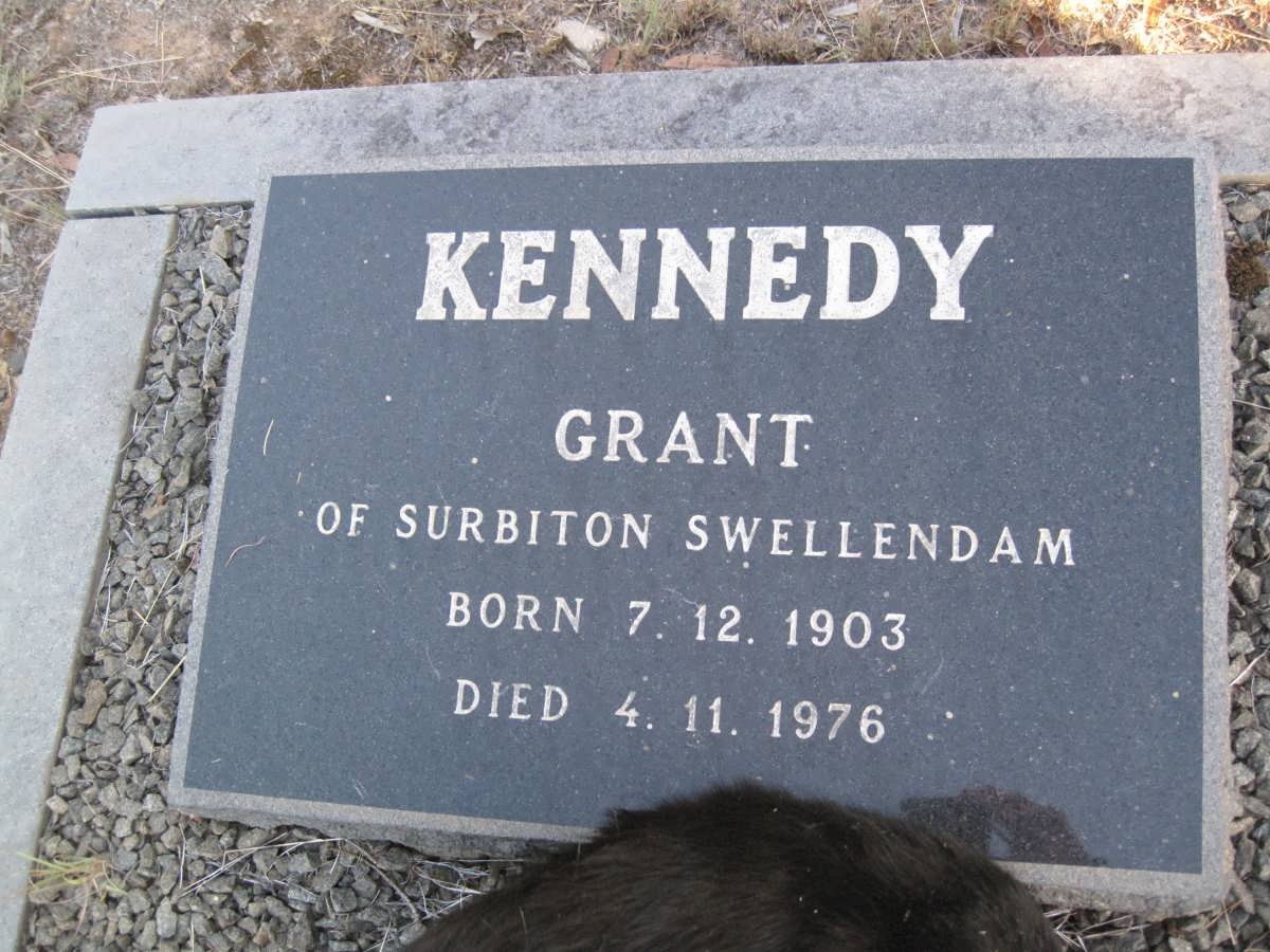 KENNEDY Grant 1903-1976
