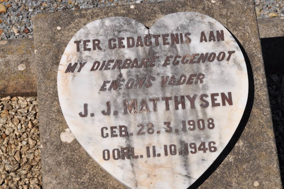 MATTHYSEN J.J. 1908-1946