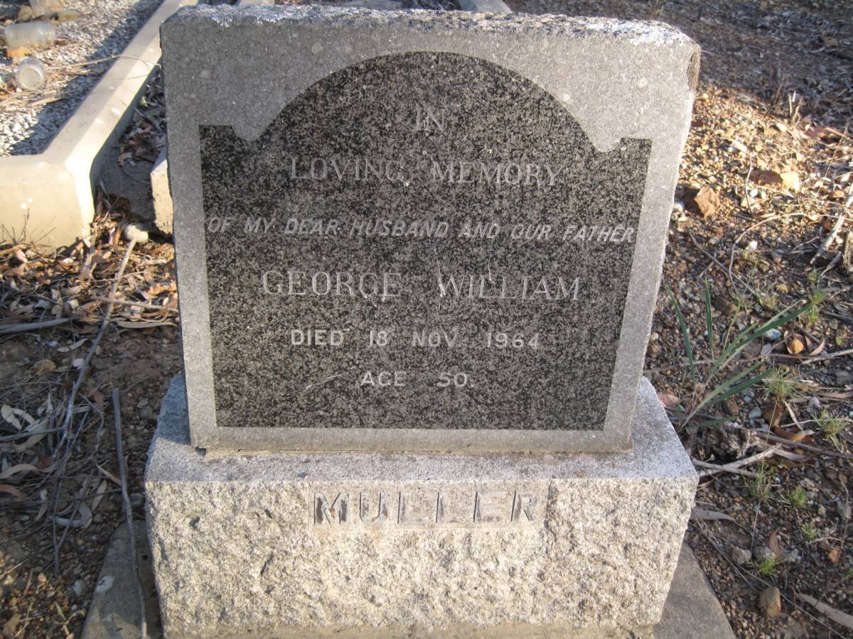 MULLER George William -1964